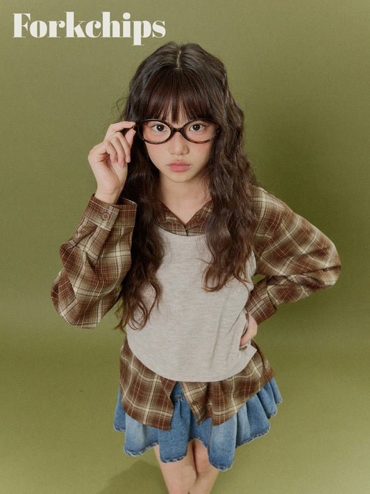 FORKCHIPS sonic check shirt (95-160cm)