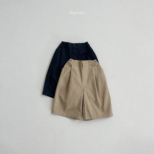 digreen cotton pintuck bermuda pants (90-130cm)