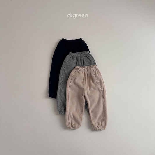 Digreen 微絨縫線運動長褲 (85-130cm)