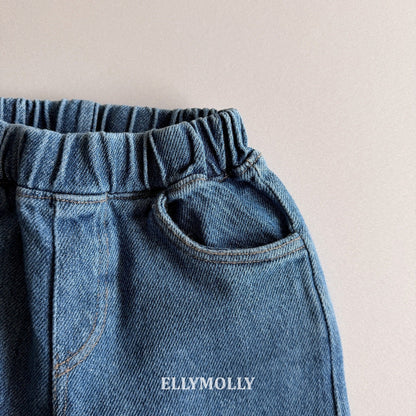 ELLYMOLLY jelly frill denim pt (90-145cm)