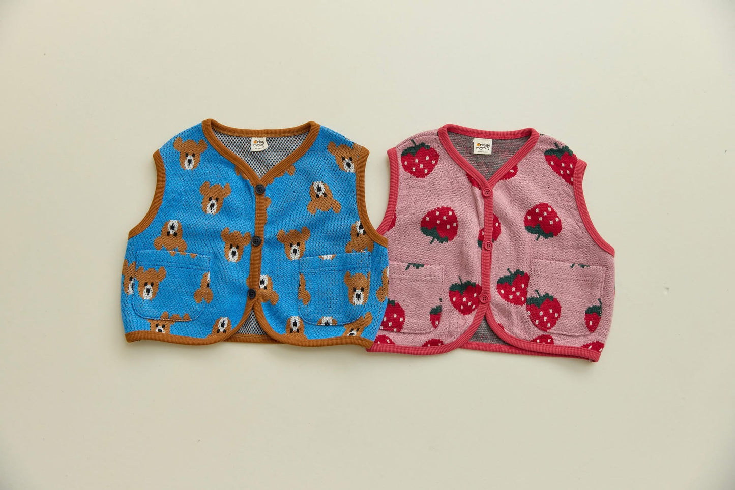 Orangemom 熊熊草莓背心 (95-140cm)