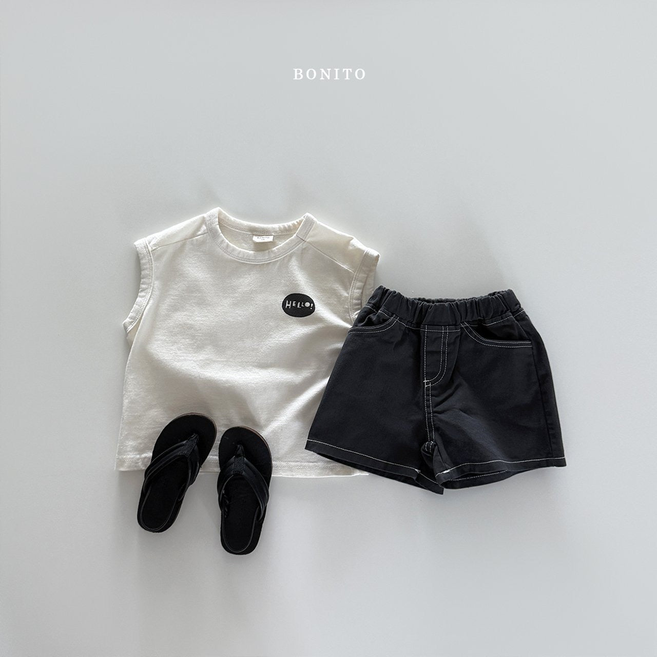 bonito hello tank top (70-140cm)