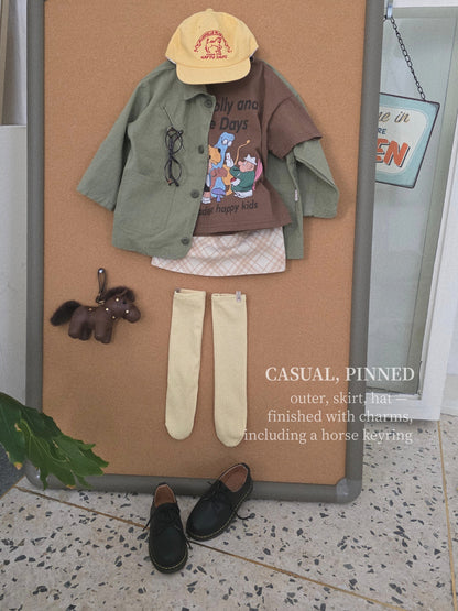 ELLYMOLLY colored rib socks