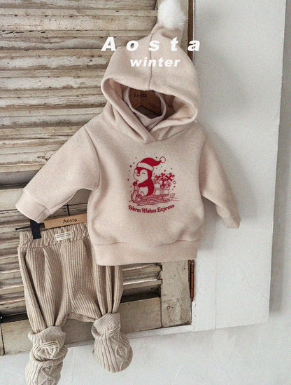 Aosta winter penguin hoodie (~70-115cm)