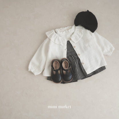 mimi market ringer frill shirt (75-90cm)
