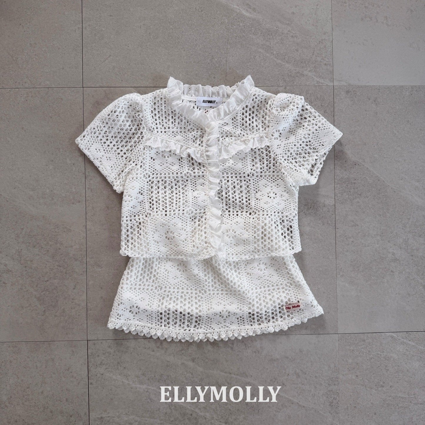 ELLYMOLLY logi crochet sk (90-145cm)