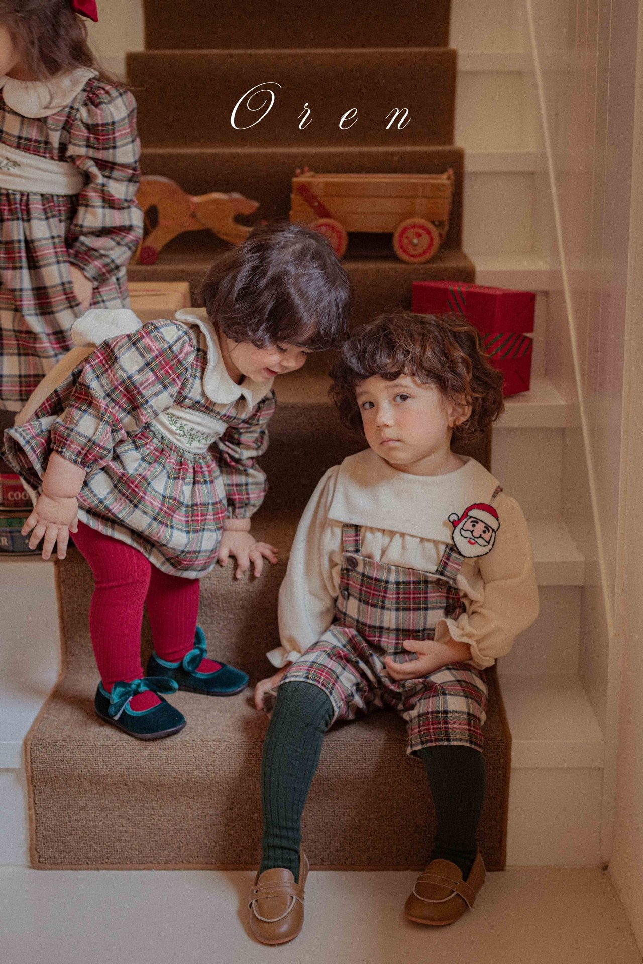 OREN noelia check overall (75-100cm)