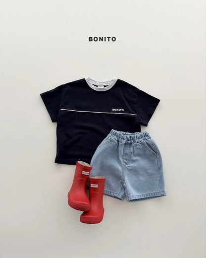 Bonito line cut tee (~80-140cm)