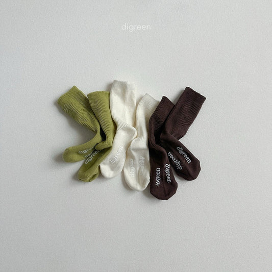 digreen olive socks set (12-23cm)