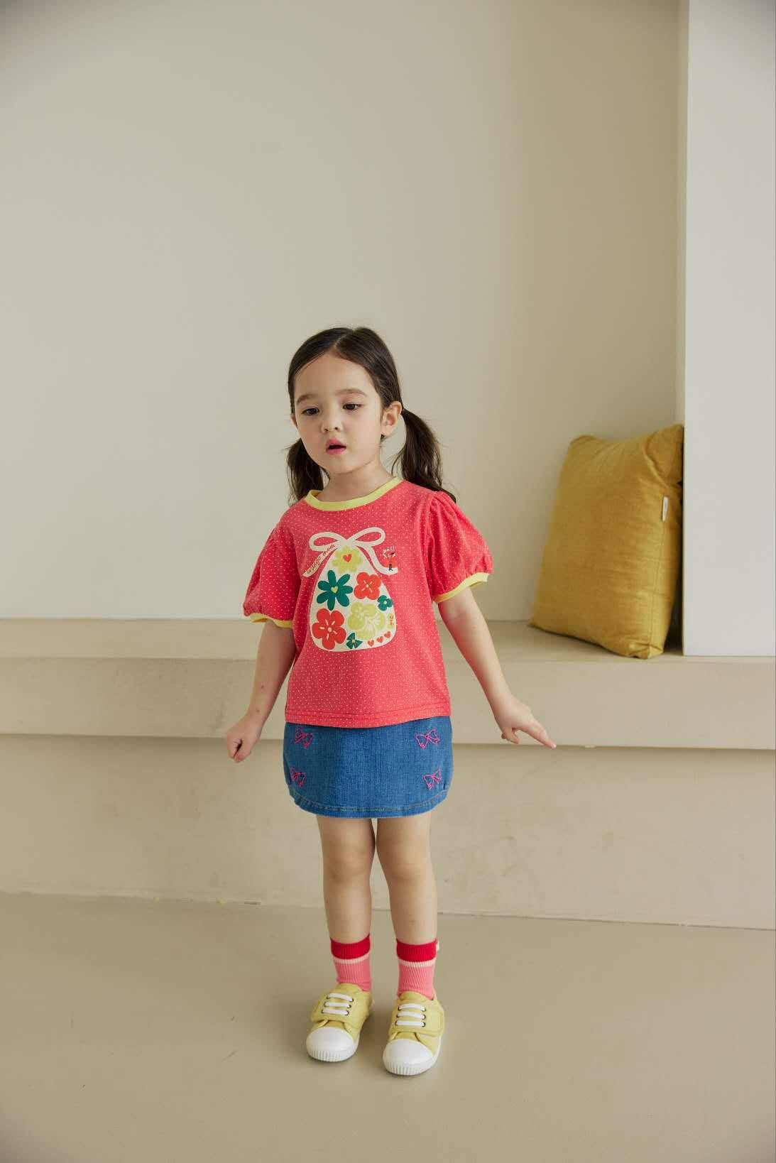 Orangemom 福袋花花tee (95-140cm)