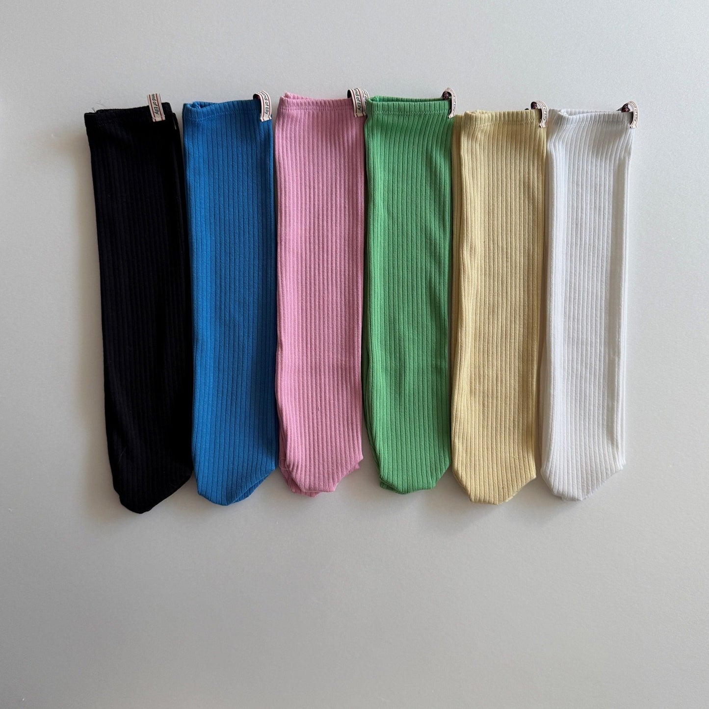 ELLYMOLLY colored rib socks