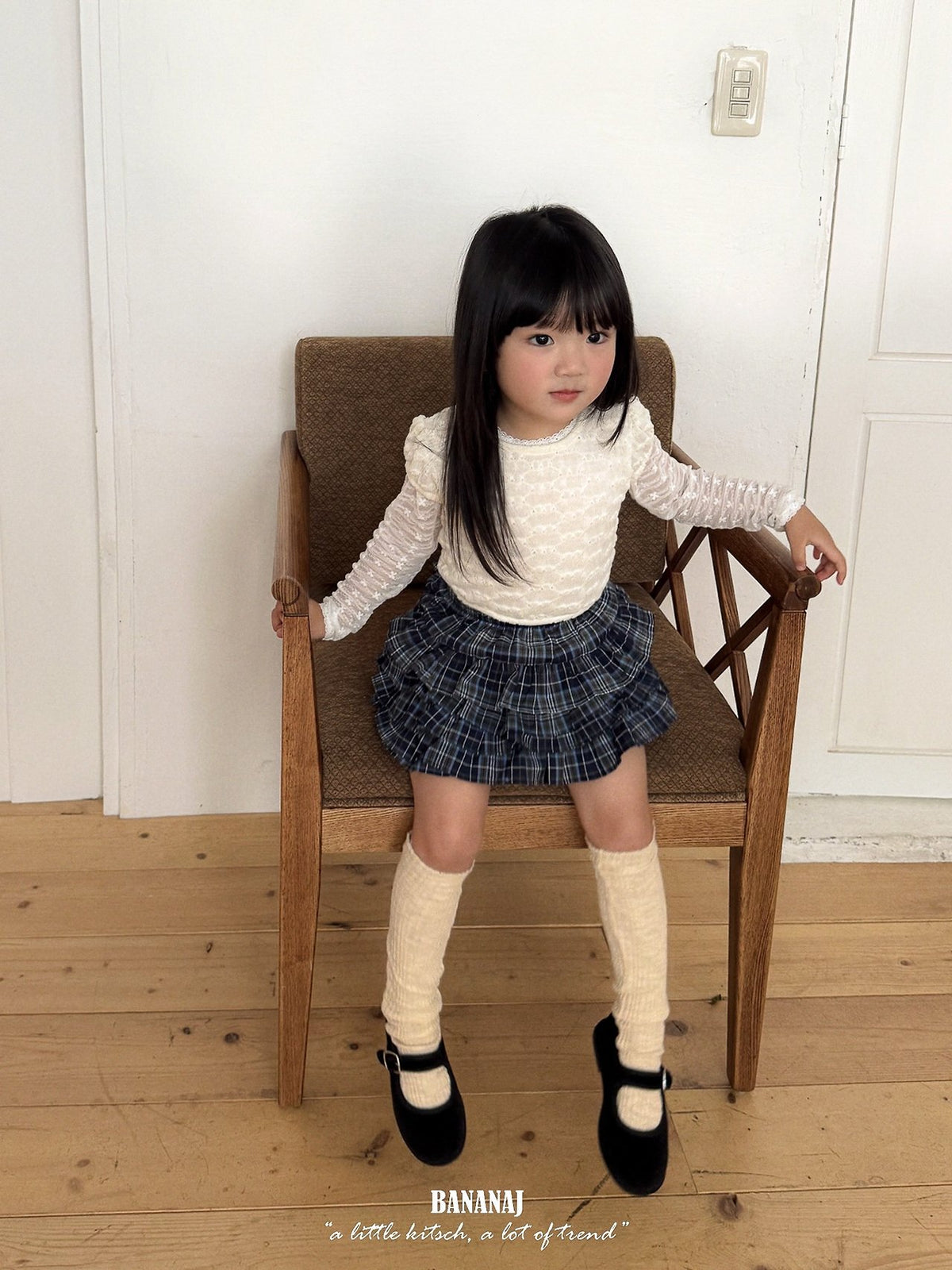 BANANAJ rhythm flower lace t (80-135cm)