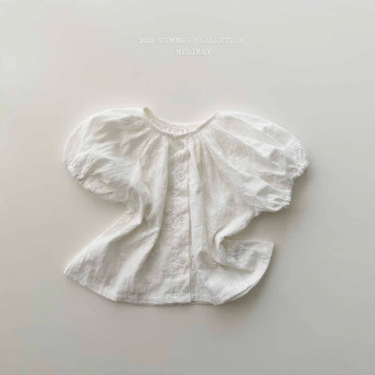 melikey mindul shirring blouse (~80-140cm)
