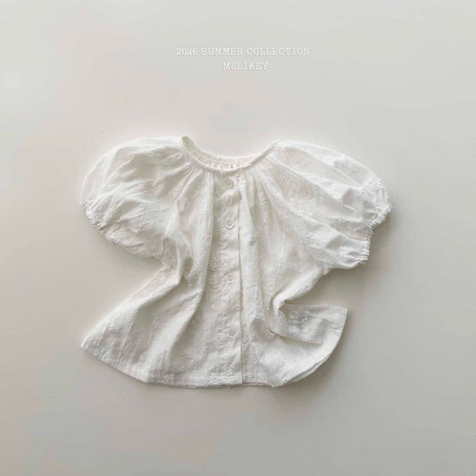 melikey mindul shirring blouse (~80-140cm)