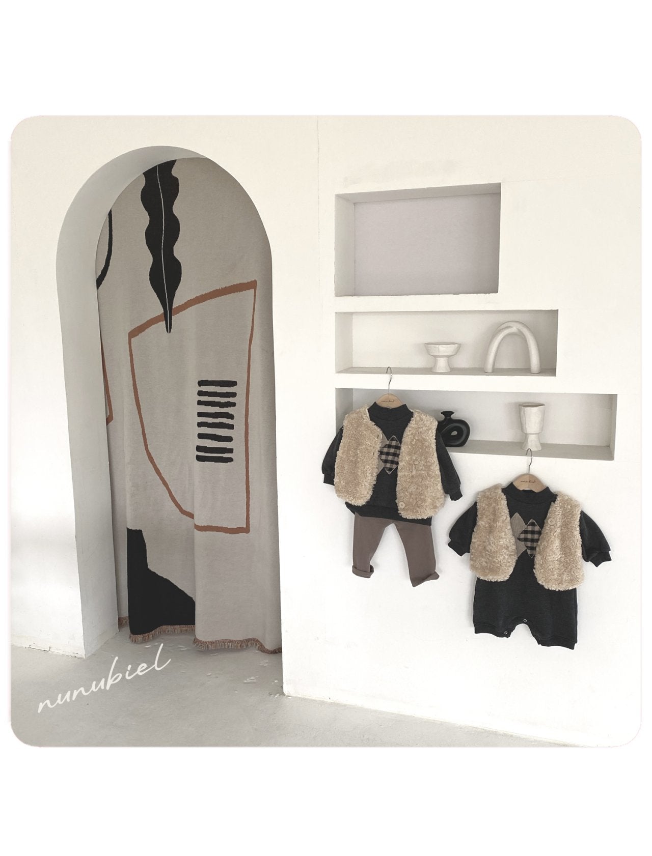 nunubiel bebe fur vest (3-18m)
