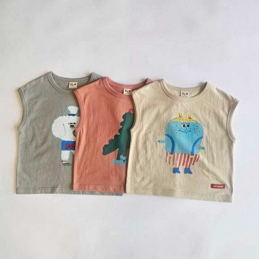 1st 可愛卡通Tee (~93-137cm)