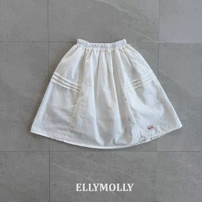 ELLYMOLLY blanche long skirt (90-145cm)