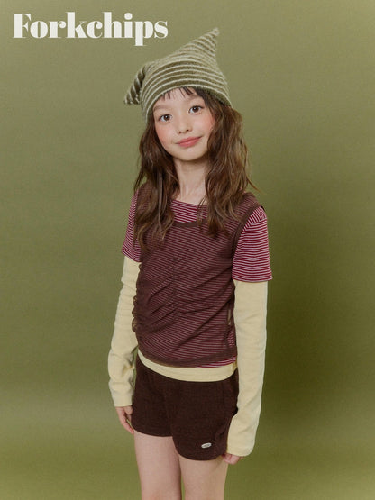 FORKCHIPS vivid layered tee (95-160cm)