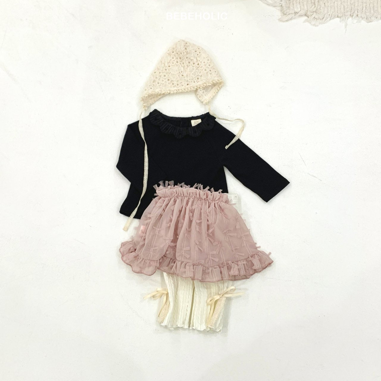 bebeholic melody lace tee (3-18m)