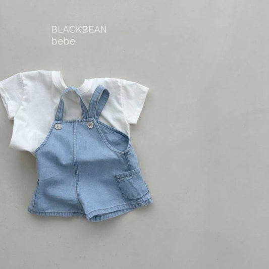 Blackbean Denim Overall Set (Bebe )