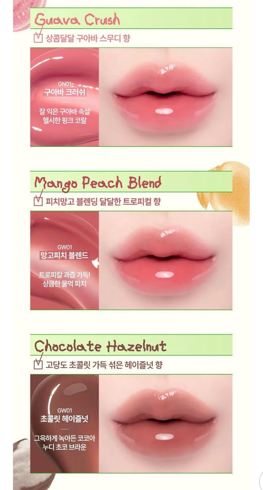 Fwee x 土豆熊聯名 Glowy Smoothie Tinted Lip Balm 附送土豆熊散紙包🐻