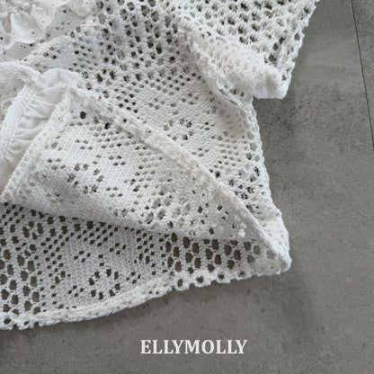 ELLYMOLLY rosy crochet bl (90-145cm)