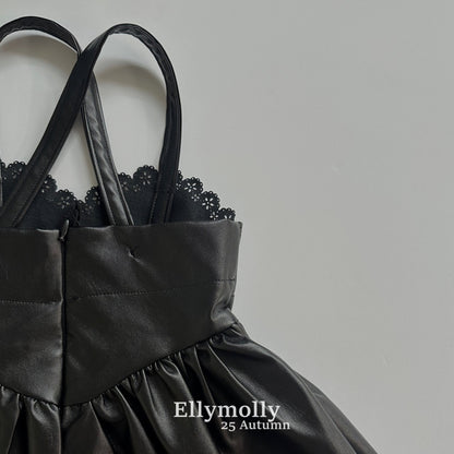ELLYMOLLY pintuck leather ops (90-160cm)