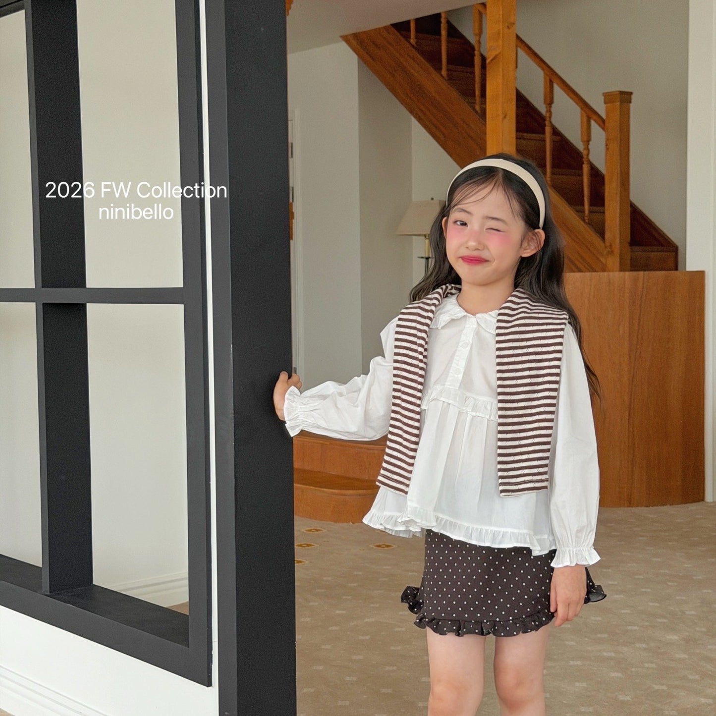 ninibello wendy collar blouse (80-130cm)