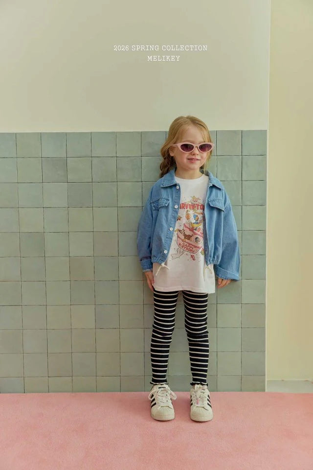 melikey hooded denim shirt (~80-140cm)