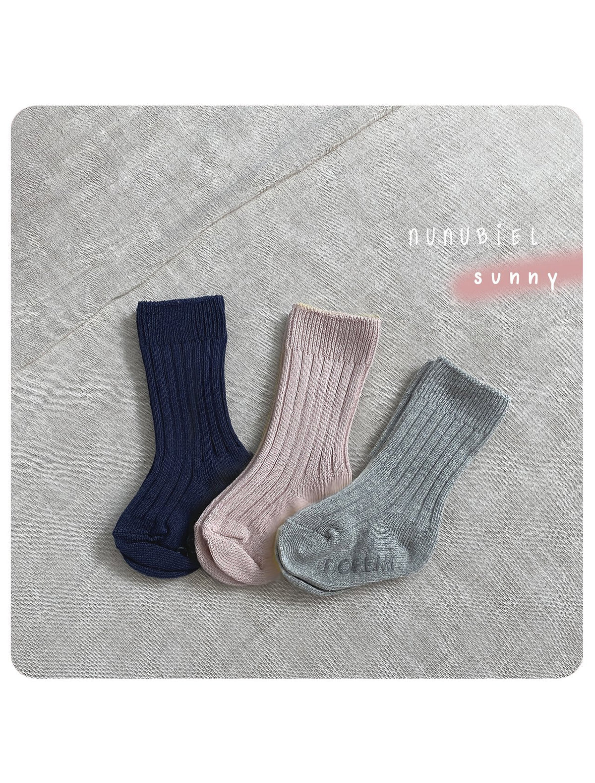 nunubiel long rib socks (~10-20cm)
