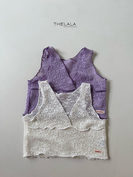 Lala Mesh Knit Vest (~75-115cm)