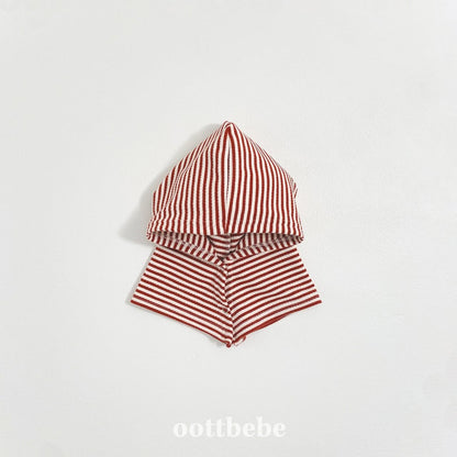 Oottbebe 條紋連帽頸圍