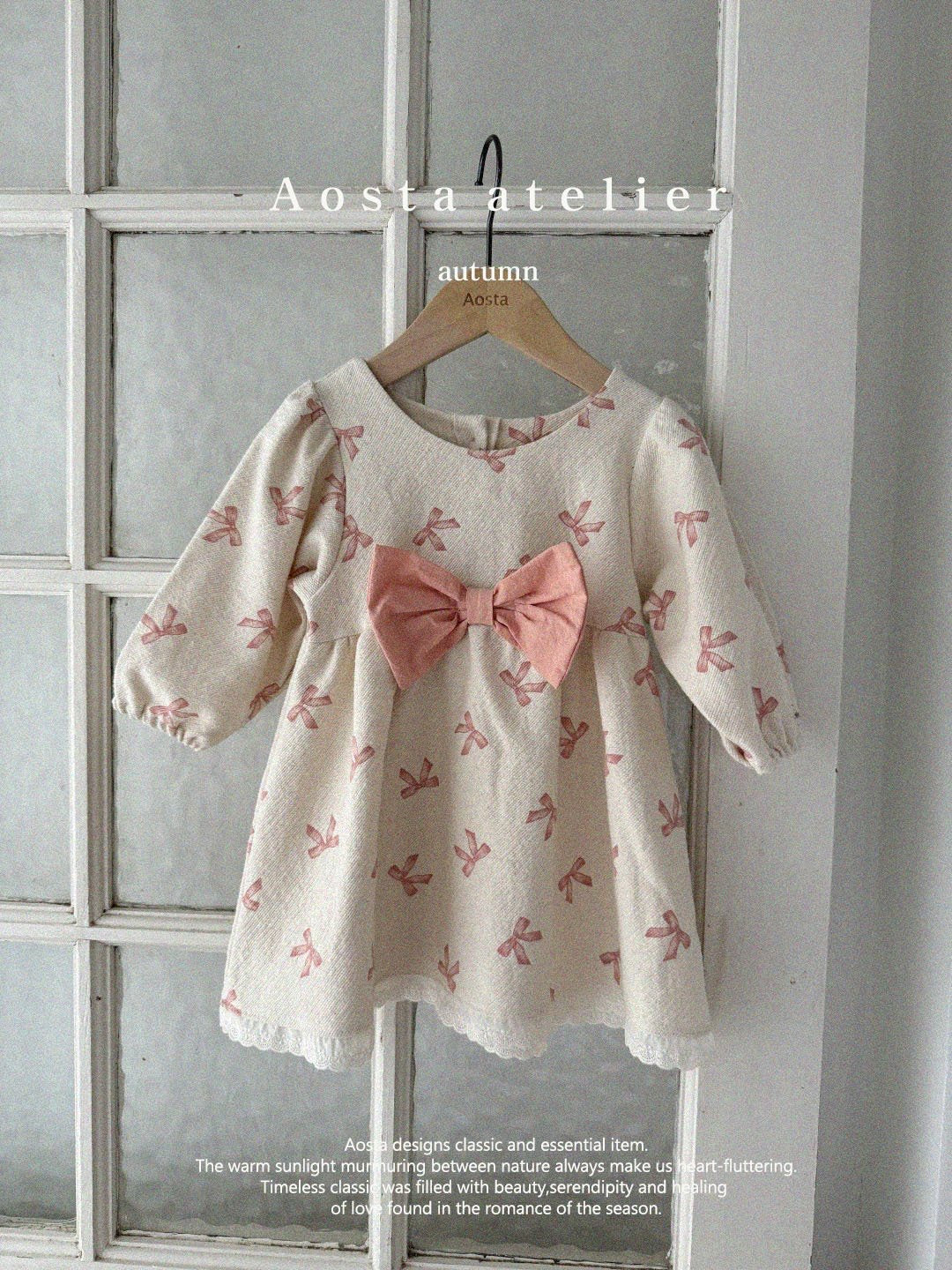 Aosta ribbon dress (~70-115cm)