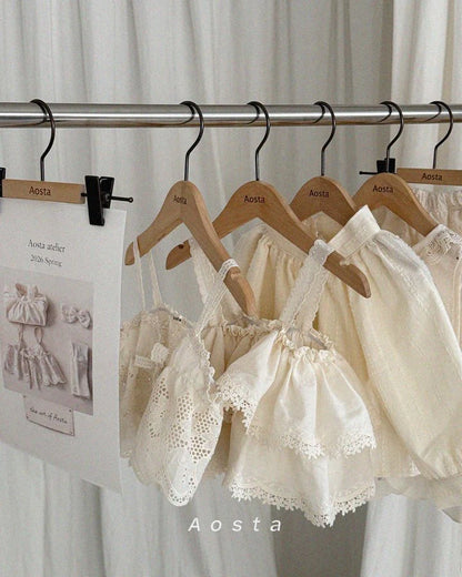 Aosta Lace Tiered Blouse