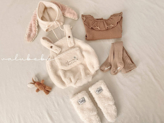 Valubebe 蝴蝶結荷葉領上衣 (3-18m)