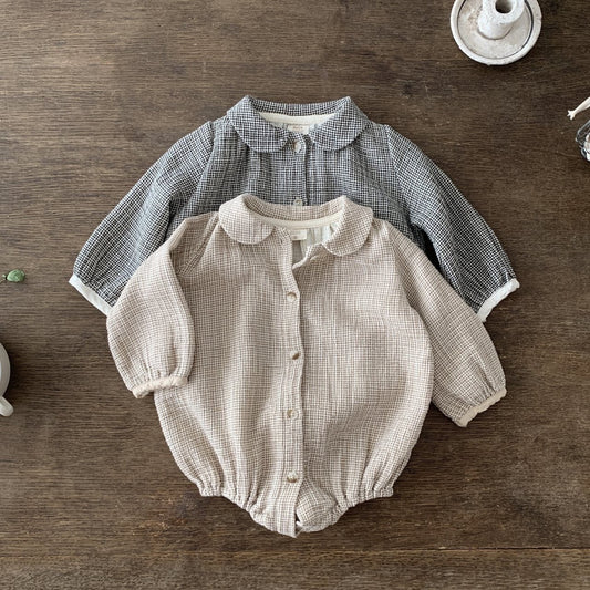 bebeholic checkshirt suit (Bebe 3-18m)