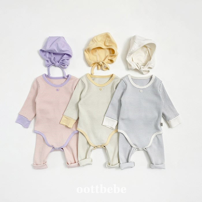 oottbebe lollipop suit 3set (3-12m)