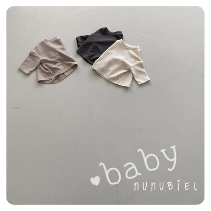 nunubiel bebe waffle t-shirt (3-18m)