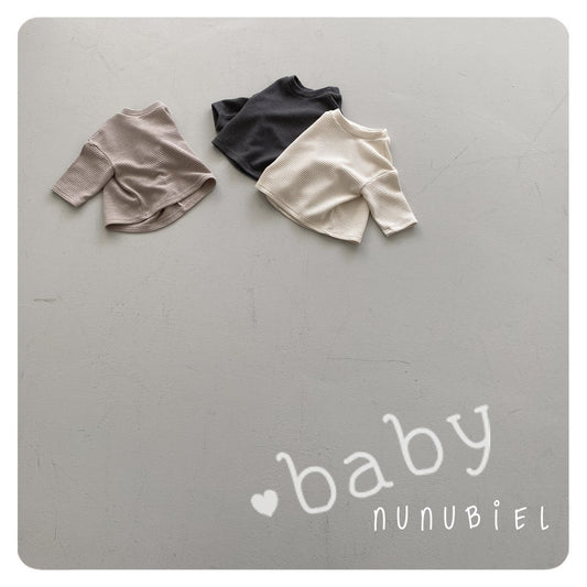 nunubiel bebe waffle t-shirt (3-18m)