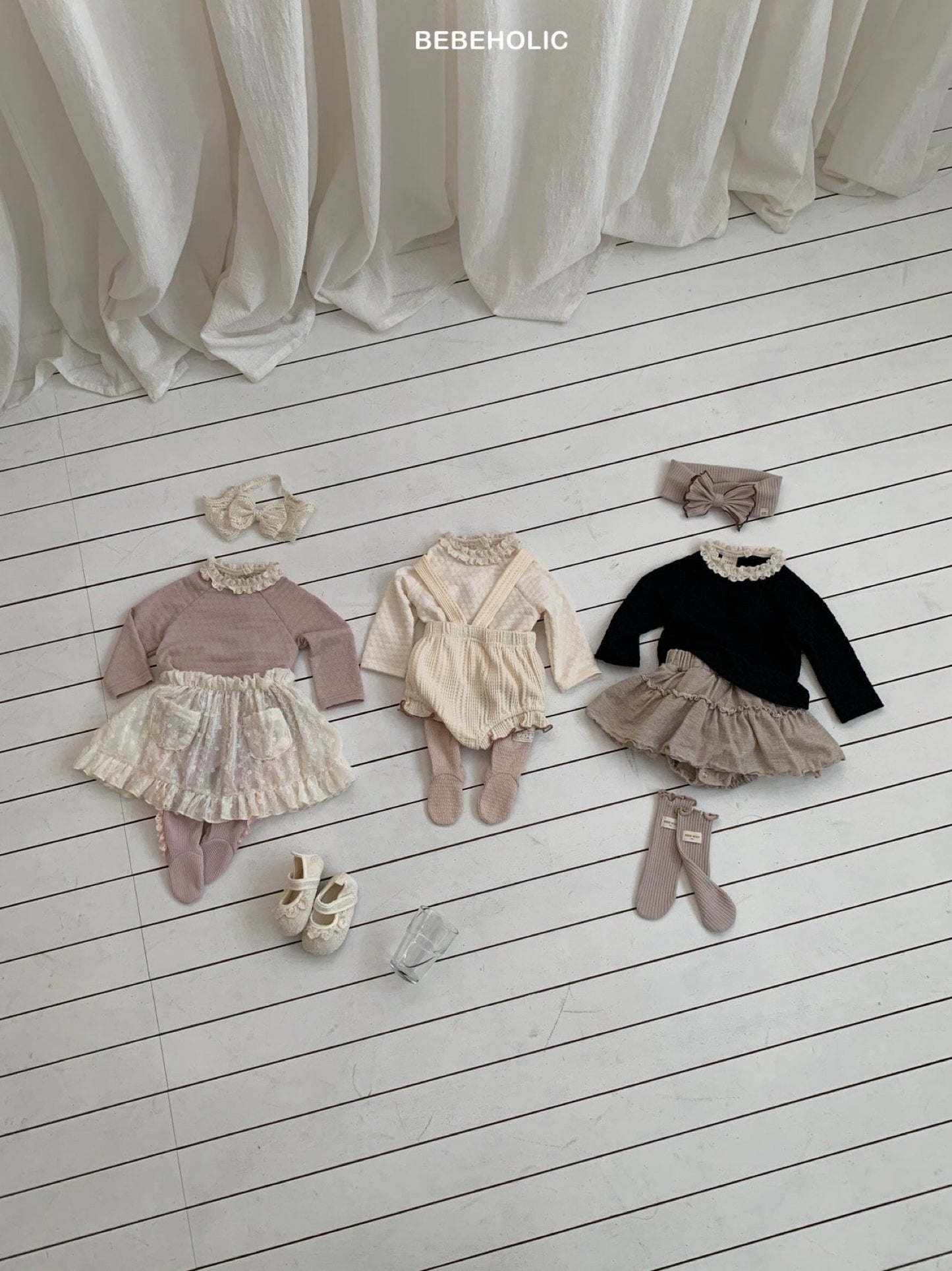 bebeholic clover lace tee (3-18m)