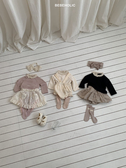 bebeholic clover lace tee (3-18m)