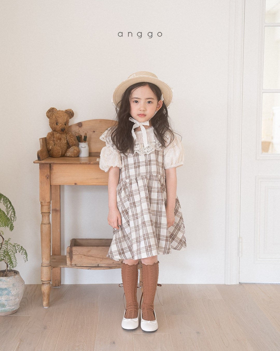 anggo chocolate dress (80-120cm)