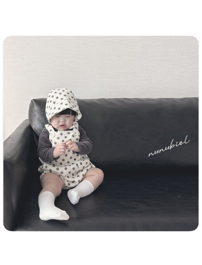 nunubiel dote jump romper & bonnet (3-18m)