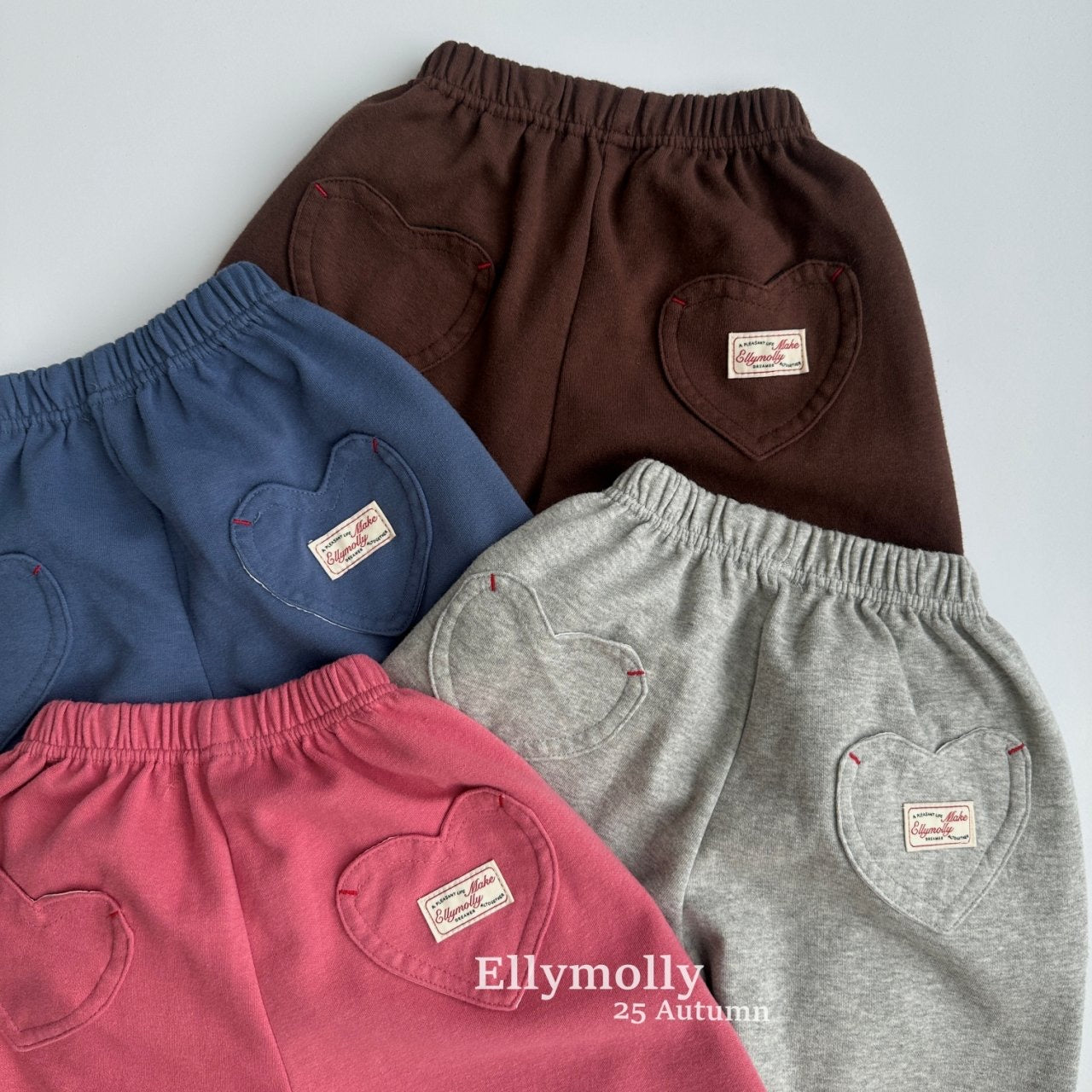 ELLYMOLLY autumn heart jogger (90-160cm)
