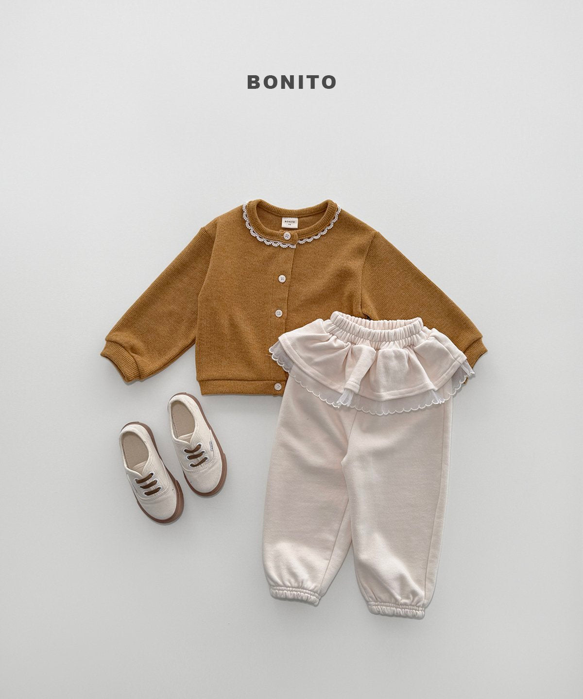 bonito frill jogger pants (~80-140cm)