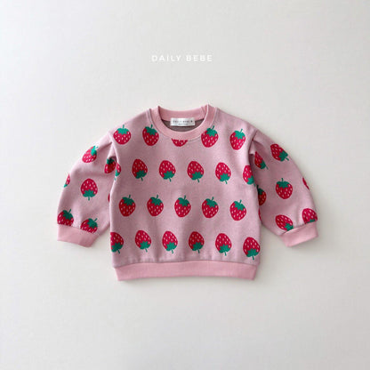 DAILYBEBE strawberry flare pants SET-UP (75-145cm)