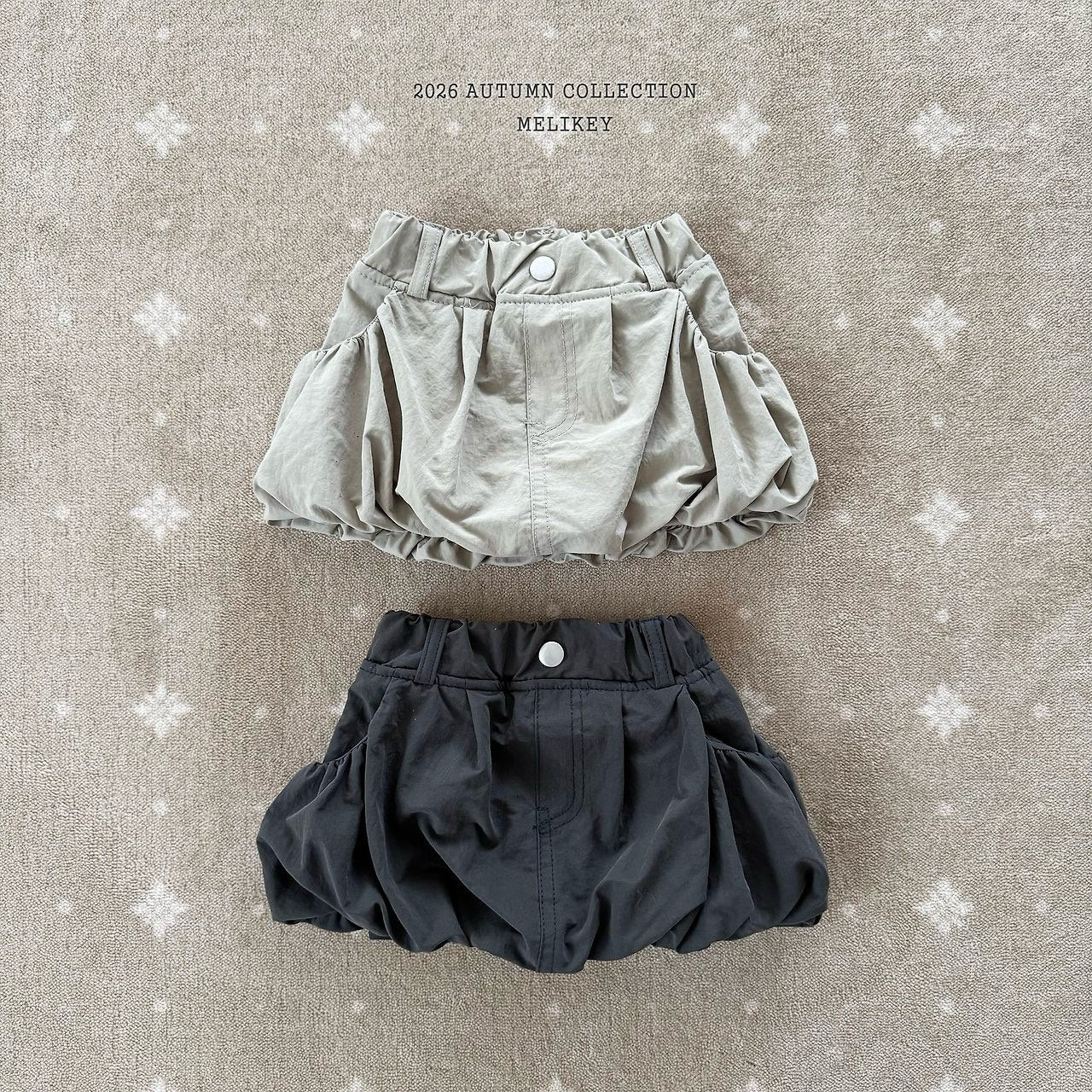 melikey shirring pumpkin skirt (~80-140cm)