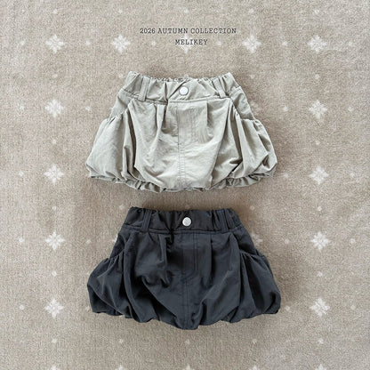 melikey shirring pumpkin skirt (~80-140cm)