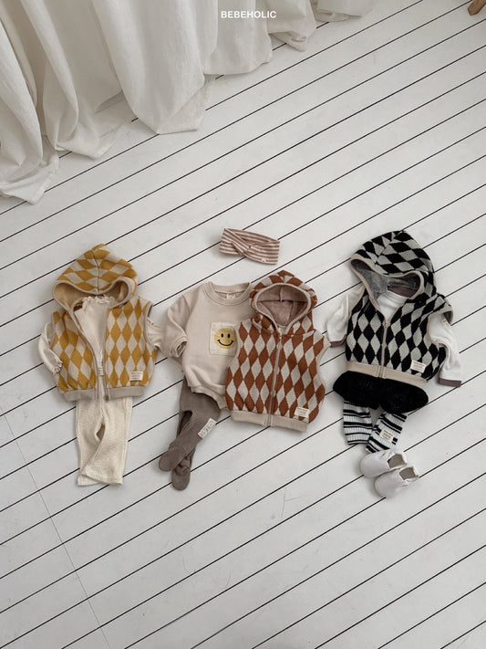 bebeholic dia hooded vest (6-18m)