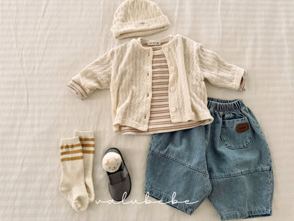 valubebe slit cut denim pants (6-24m)